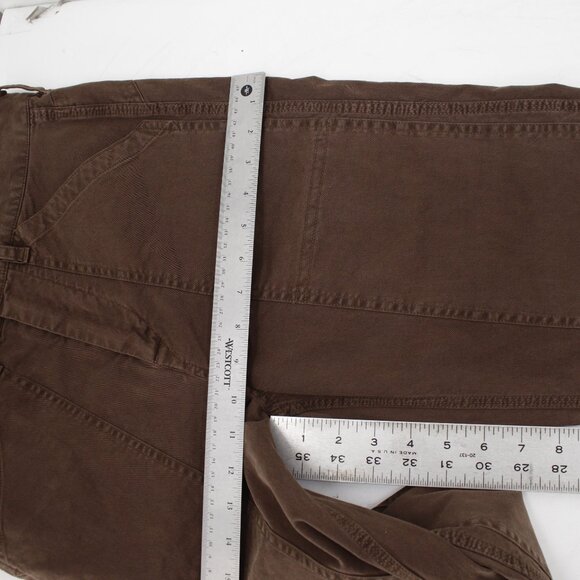 Nili Lotan Pants Womens 2 Utility double knee High Rise Straight Leg Made in USA - Picture 6 of 11